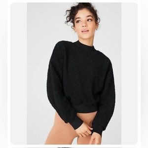 Fabletics Malia Polar Fleece Crop Pullover